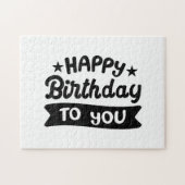 Alles Gute zum Geburtstag Puzzle (Horizontal)
