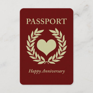 Alles Gute zum Geburtstag Reisepass Einladung