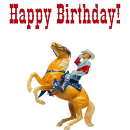 Alles Gute zum Geburtstag! Rodeo Cowboy