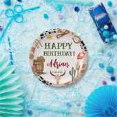 Alles Gute zum Geburtstag Rodeo Party Cowboy Pappteller (Party)