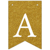 Alles Gute zum Geburtstag - Rosa und Gold Banner (Dritte Fahne)