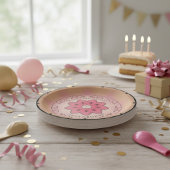 Alles Gute zum Geburtstag Rose Pappteller