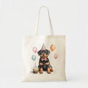 Alles Gute zum Geburtstag Rottweiler Hund Tragetasche