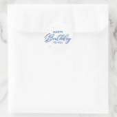 Alles Gute zum Geburtstag Rund Sticker (Tasche)