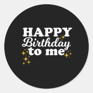 Alles Gute zum Geburtstag Runder Aufkleber