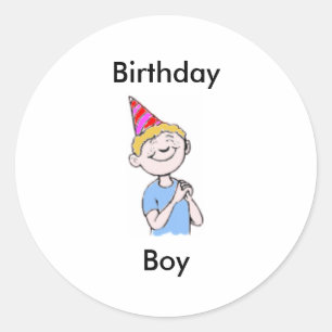 Alles Gute zum Geburtstag ! Runder Aufkleber