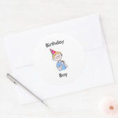 Alles Gute zum Geburtstag ! Runder Aufkleber (Umschlag)