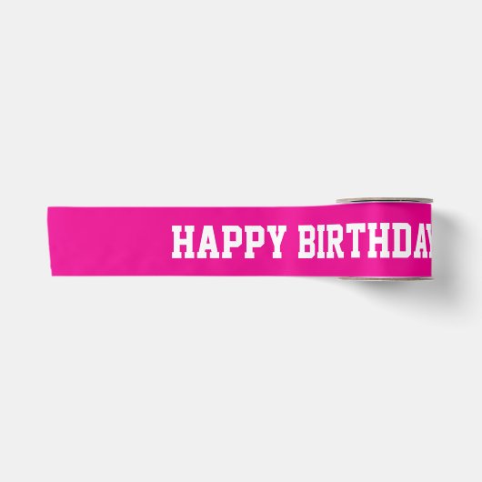 Alles Gute zum Geburtstag Satinband (Vorderseite)