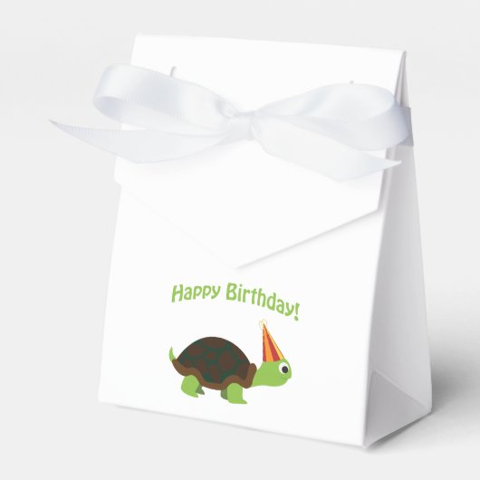 Alles Gute zum Geburtstag! Schildkröte Geschenkschachtel (Vorderseite)