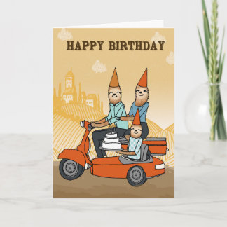 Alles Gute zum Geburtstag - Schläge auf dem Reitpl Karte