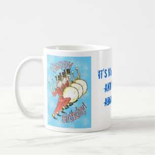 Alles Gute zum Geburtstag -Schlagzeuger Kaffeetasse