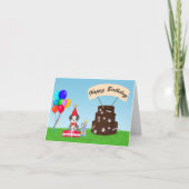 Alles Gute zum Geburtstag Schnauzer mit Geburtstag Karte (Vorderseite)