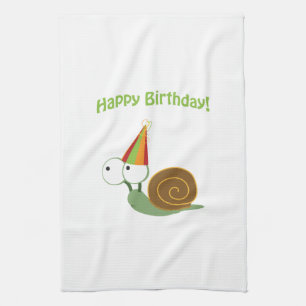 Alles Gute zum Geburtstag! Schnecke Handtuch