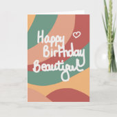 Alles Gute zum Geburtstag schön Karte (Vorderseite)