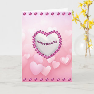 Alles Gute zum Geburtstag Schönes Brillantes Karte