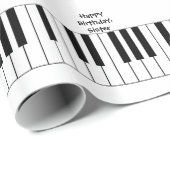 Alles Gute zum Geburtstag, Schwester, Geschenkpapier (Rolleneckpunkt)