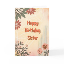 Alles Gute zum Geburtstag Schwester