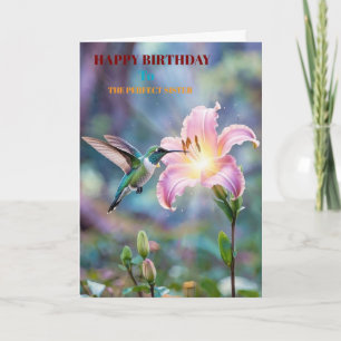 Alles Gute zum Geburtstag Schwesterkarte – Elegant Karte