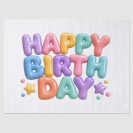 Alles Gute zum Geburtstag Seidenpapier