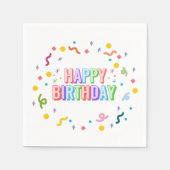 Alles Gute zum Geburtstag Serviette (Vorderseite)