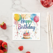 Alles Gute zum Geburtstag Serviette (Beispiel)