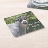 Alles Gute zum Geburtstag Sie alte Rechteckiger Pappuntersetzer (angewinkelt)