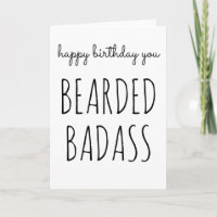 alles Gute zum Geburtstag Sie bärtige badass