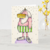 Alles Gute zum Geburtstag Sie Tier Karte (Gelbe Blume)