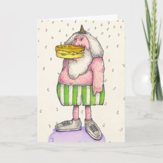 Alles Gute zum Geburtstag Sie Tier Karte