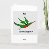 "Alles Gute zum Geburtstag sieben Jahre alt " Karte (Rückseite)