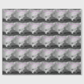 Alles Gute zum Geburtstag, Snoozing Spitz-Welpe Geschenkpapier (Flach)