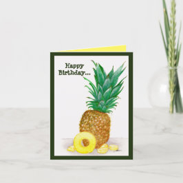 Alles Gute zum Geburtstag, so wie eine Ananas. Karte