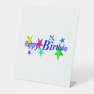 Alles Gute zum Geburtstag Sockelschild