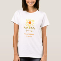 Alles Gute zum Geburtstag Sonnenschein gelb orange