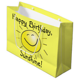 Alles Gute zum Geburtstag, Sonnenschein! Große Geschenktüte