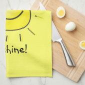 Alles Gute zum Geburtstag, Sonnenschein! Küchentuch (Viertel Falte)