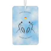 Alles Gute zum Geburtstag, sonnige Feiertage - Tän Autolufterfrischer (Rückseite)