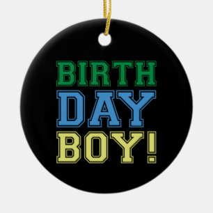 Alles Gute zum Geburtstag! Spaß Party Farbenfrohe Keramik Ornament