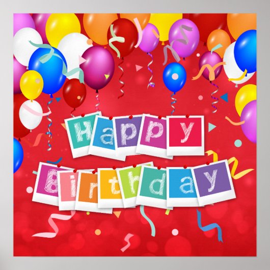 Alles Gute zum Geburtstag, Spaß und Festivals, Poster (Vorne)