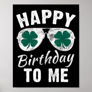 Alles Gute zum Geburtstag St. Patrick's Day Glückl Poster