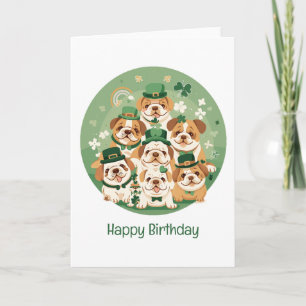 Alles Gute zum Geburtstag St. Patrick's Day Karte