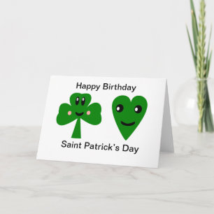 Alles Gute zum Geburtstag: St. Patrick's Day Karte