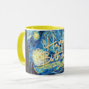 Alles Gute zum Geburtstag, Starry Night Fine Art, Tasse