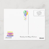 Alles Gute zum Geburtstag steigt Postkarte im (Rückseite)