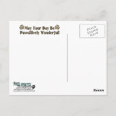 Alles Gute zum Geburtstag - Stone Paws - Bulldog Postkarte (Rückseite)