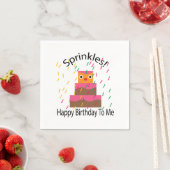 Alles Gute zum Geburtstag Streusel Serviette (Beispiel)