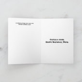 Alles Gute zum Geburtstag Surfer bei Sonnenunterga Karte (Innenseite)