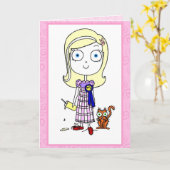 Alles Gute zum Geburtstag, Süsse-Pie! Karte (Gelbe Blume)