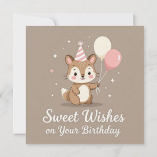 Alles Gute zum Geburtstag süße Wünsche zum Geburts Karte