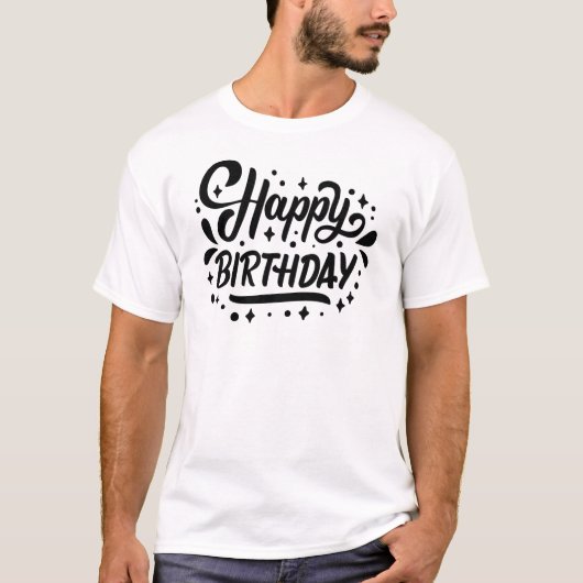 Alles Gute zum Geburtstag T-Shirt (Vorderseite)